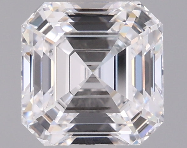 1.46 Carat Asscher Shaped, Excellent Cut, D Color, VVS2 Clarity, IGI Certified Lab Grown Diamond