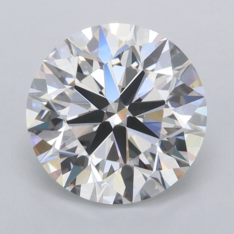 1.61 Carat Round Shaped, Excellent Cut, D Color, VVS2 Clarity, IGI Certified Lab Grown Diamond