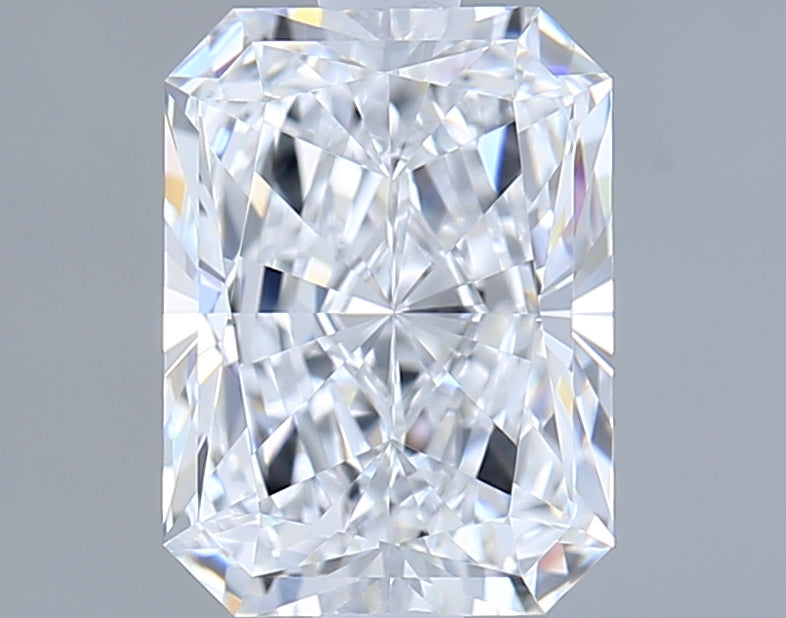 1.51 Carat Radiant Shaped, Excellent Cut, D Color, VVS1 Clarity, IGI Certified Lab Grown Diamond