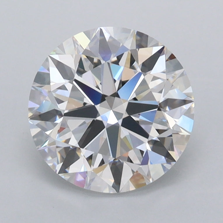 1.80 Carat Round Shaped, Excellent Cut, D Color, VVS2 Clarity, IGI Certified Lab Grown Diamond