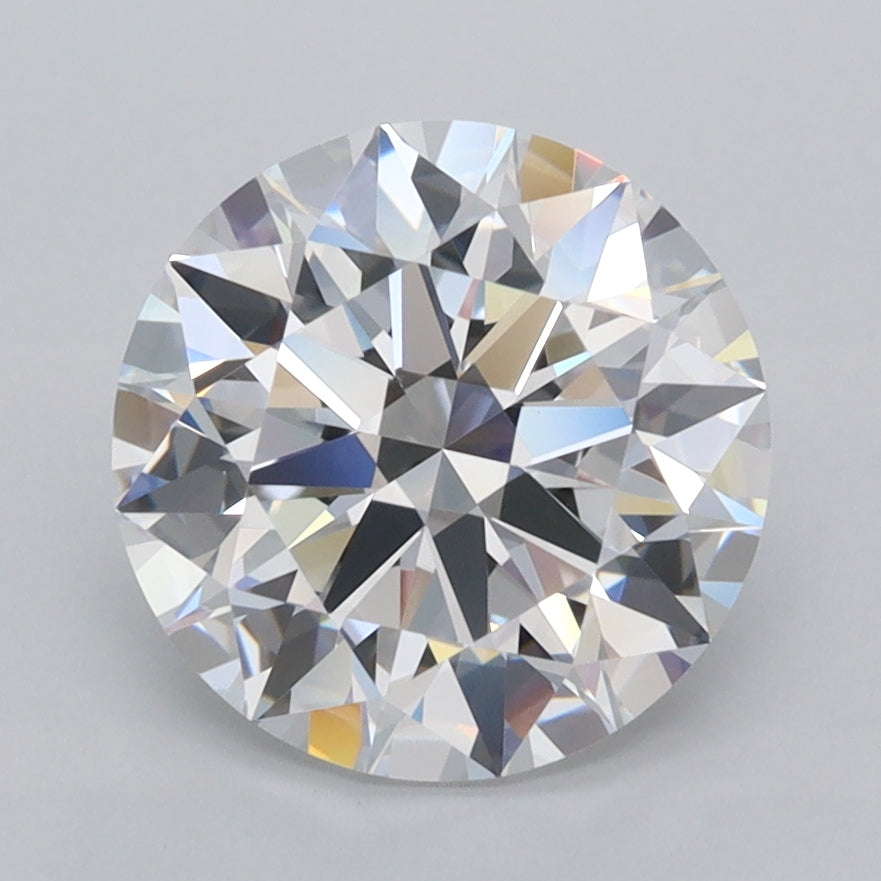 2.68 Carat Round Shaped, Ideal Cut, D Color, VVS1 Clarity, IGI Certified Lab Grown Diamond