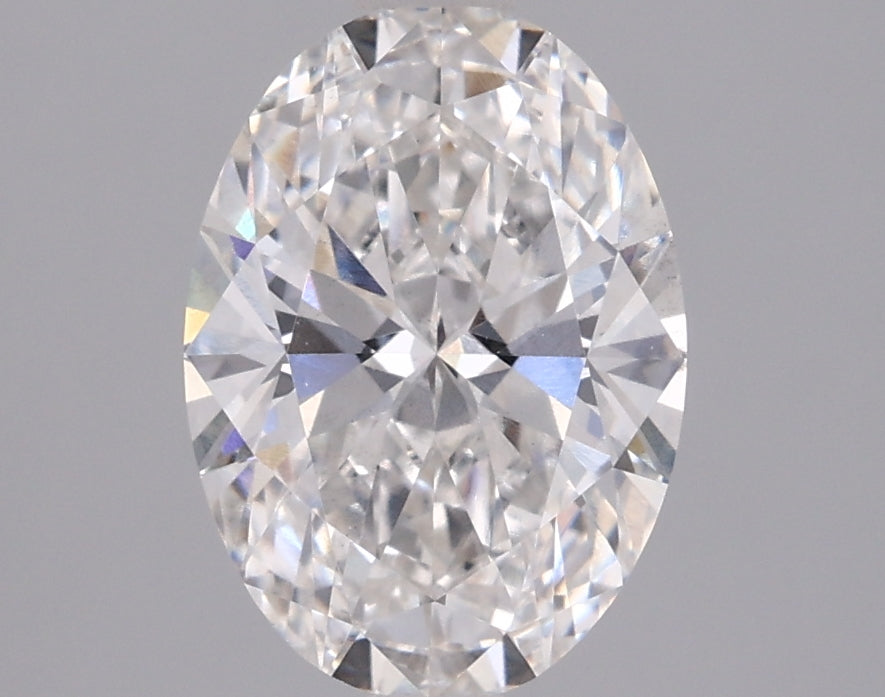 1.54 Carat Oval Shaped, Ideal Cut, E Color, VS2 Clarity, IGI Certified Lab Grown Diamond