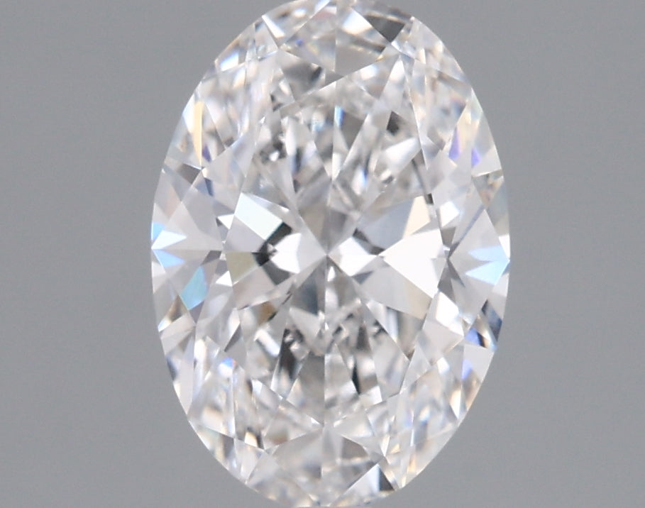 1.50 Carat Oval Shaped, Ideal Cut, E Color, VVS2 Clarity, IGI Certified Lab Grown Diamond