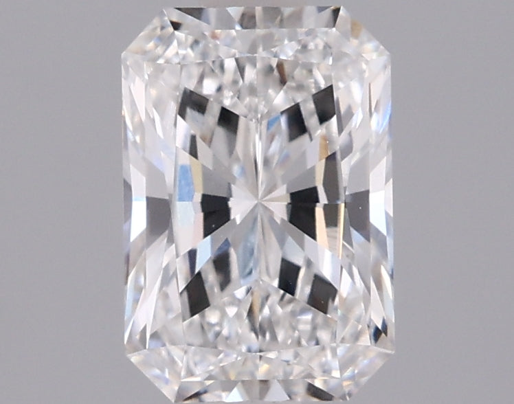 1.26 Carat Radiant Shaped, Ideal Cut, E Color, VVS2 Clarity, IGI Certified Lab Grown Diamond