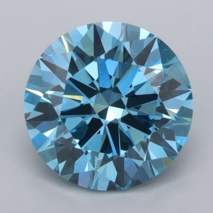 1.53 Carat Round Shaped, Ideal Cut, VVS2 Clarity, IGI Certified Lab Grown Diamond