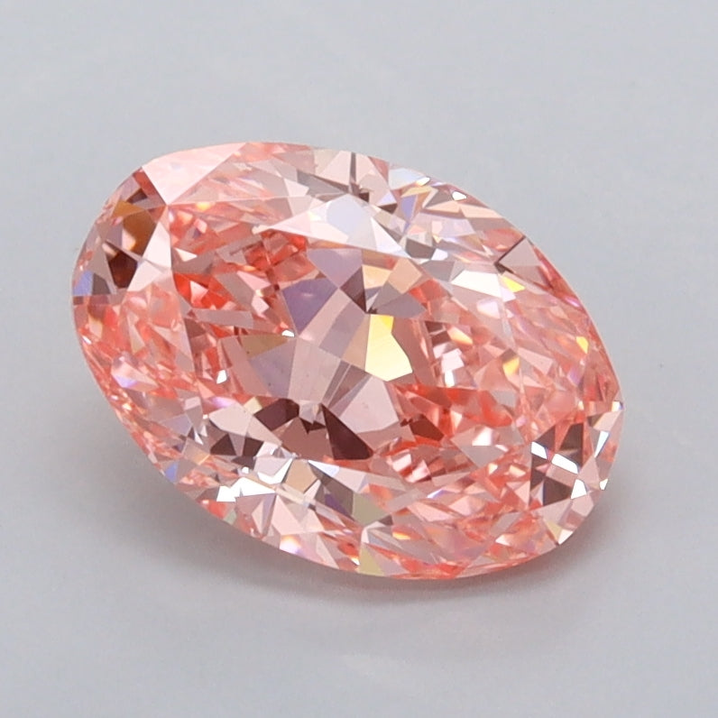1.52 Carat Oval Shaped, Very Good Cut, VVS2 Clarity, IGI Certified Lab Grown Diamond