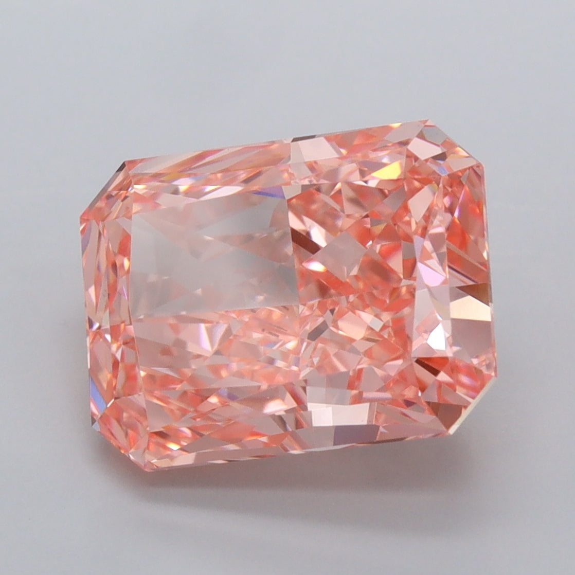 5.03 Carat Radiant Shaped, Ideal Cut, VVS2 Clarity, IGI Certified Lab Grown Diamond
