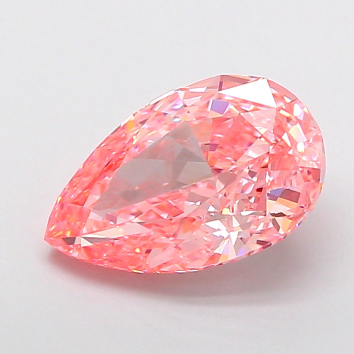 2.86 Carat Pear Shaped, Excellent Cut, FL Clarity, IGI Certified Lab Grown Diamond