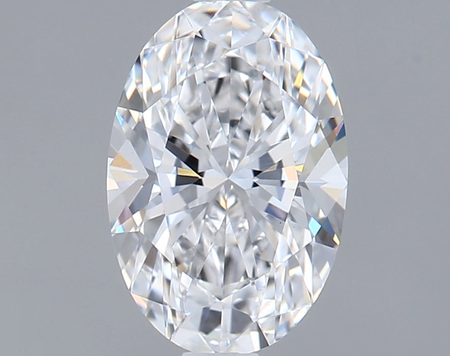 1.06 Carat Oval Shaped, Excellent Cut, D Color, VS1 Clarity, IGI Certified Lab Grown Diamond