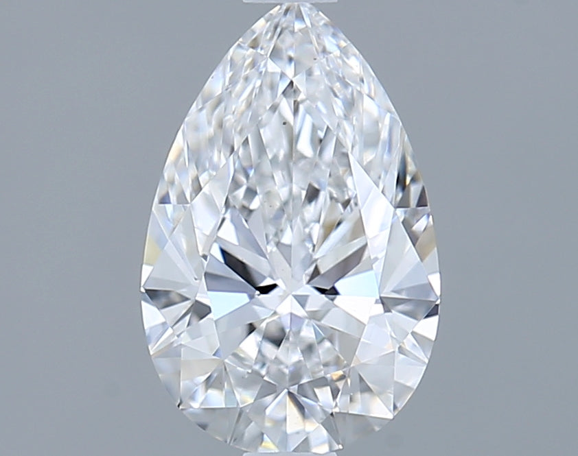 1.00 Carat Pear Shaped, Ideal Cut, D Color, VS1 Clarity, IGI Certified Lab Grown Diamond