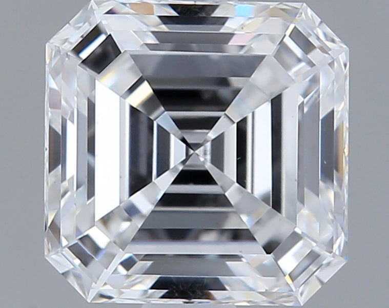 1.32 Carat Asscher Shaped, Ideal Cut, D Color, VS1 Clarity, IGI Certified Lab Grown Diamond
