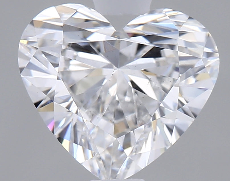 1.27 Carat Heart Shaped, Ideal Cut, D Color, VS1 Clarity, IGI Certified Lab Grown Diamond