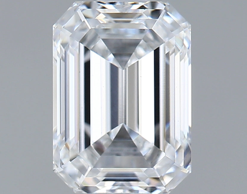 1.09 Carat Emerald Shaped, Ideal Cut, D Color, VS1 Clarity, IGI Certified Lab Grown Diamond