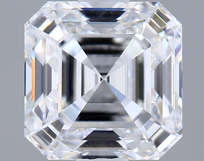 1.19 Carat Asscher Shaped, Ideal Cut, D Color, VS1 Clarity, IGI Certified Lab Grown Diamond