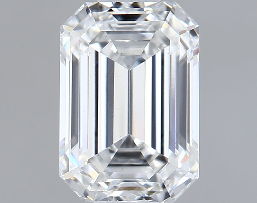 1.04 Carat Emerald Shaped, Ideal Cut, D Color, VS1 Clarity, IGI Certified Lab Grown Diamond