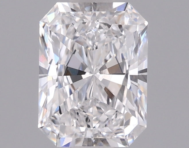 0.95 Carat Radiant Shaped, Ideal Cut, D Color, VS1 Clarity, IGI Certified Lab Grown Diamond