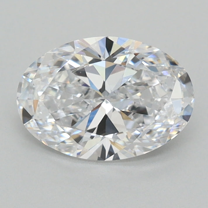 1.02 Carat Oval Shaped, Ideal Cut, D Color, FL Clarity, IGI Certified Lab Grown Diamond