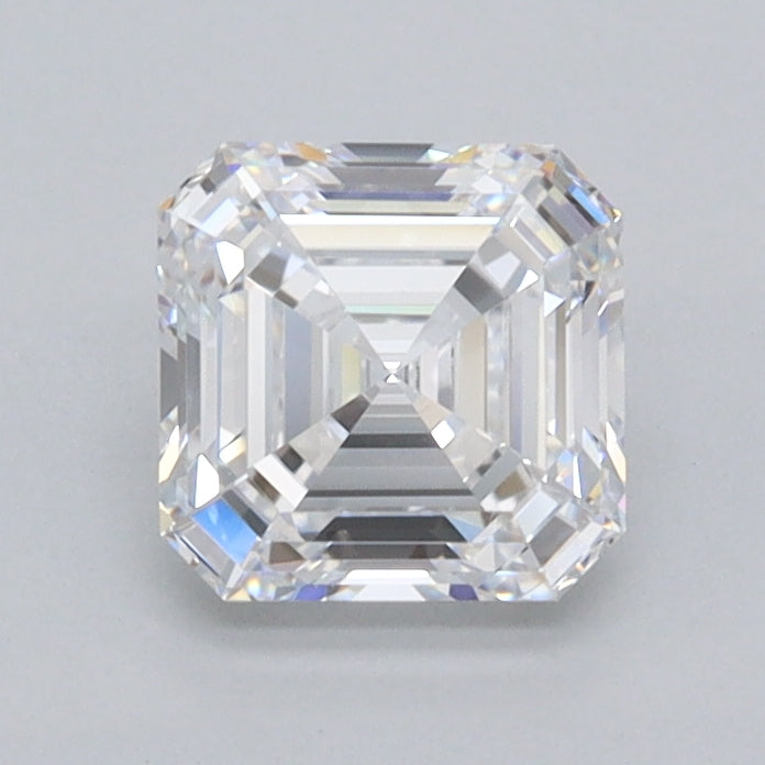 1.02 Carat Asscher Shaped, Ideal Cut, D Color, FL Clarity, IGI Certified Lab Grown Diamond