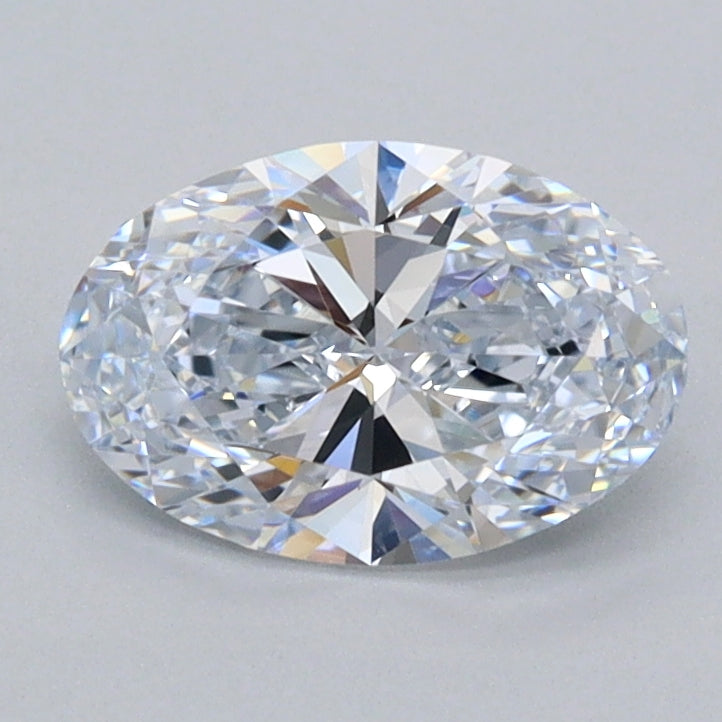 1.04 Carat Oval Shaped, Ideal Cut, D Color, FL Clarity, IGI Certified Lab Grown Diamond