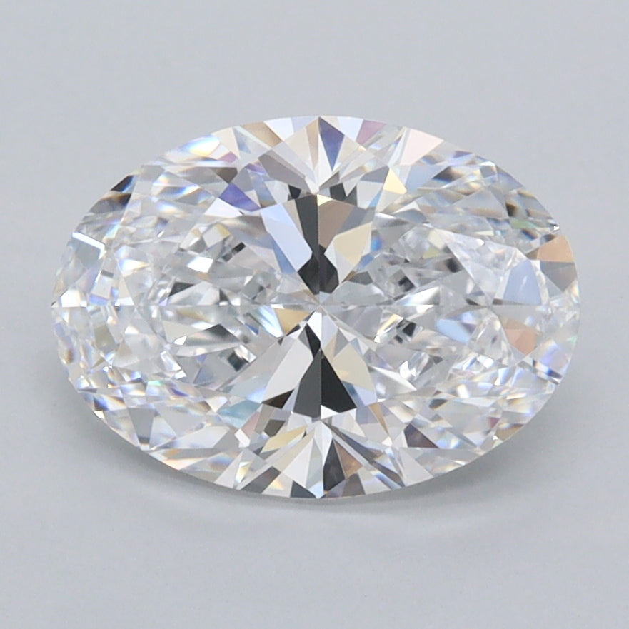 2.02 Carat Oval Shaped, Ideal Cut, D Color, VVS1 Clarity, IGI Certified Lab Grown Diamond
