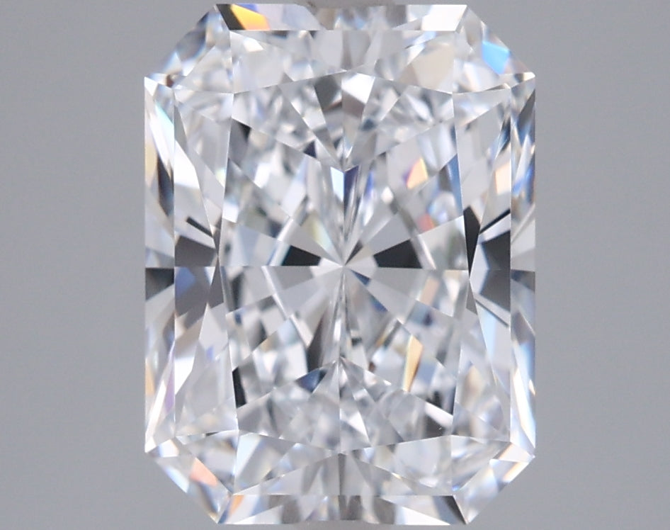 3.01 Carat Radiant Shaped, Ideal Cut, E Color, VVS2 Clarity, IGI Certified Lab Grown Diamond
