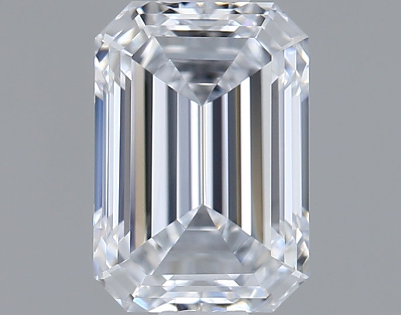 1.07 Carat Emerald Shaped, Ideal Cut, D Color, FL Clarity, IGI Certified Lab Grown Diamond
