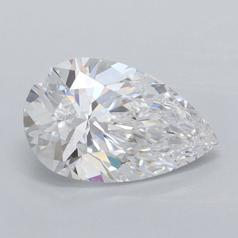 1.04 Carat Pear Shaped, Excellent Cut, F Color, VVS1 Clarity, IGI Certified Lab Grown Diamond