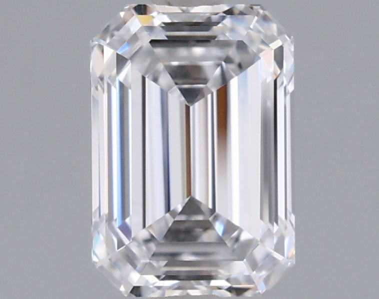 1.55 Carat Emerald Shaped, Ideal Cut, D Color, VVS1 Clarity, IGI Certified Lab Grown Diamond