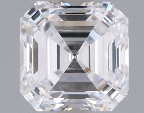 1.02 Carat Asscher Shaped, Ideal Cut, D Color, VS1 Clarity, IGI Certified Lab Grown Diamond