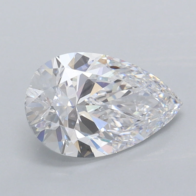 1.02 Carat Pear Shaped, Excellent Cut, D Color, VVS1 Clarity, IGI Certified Lab Grown Diamond