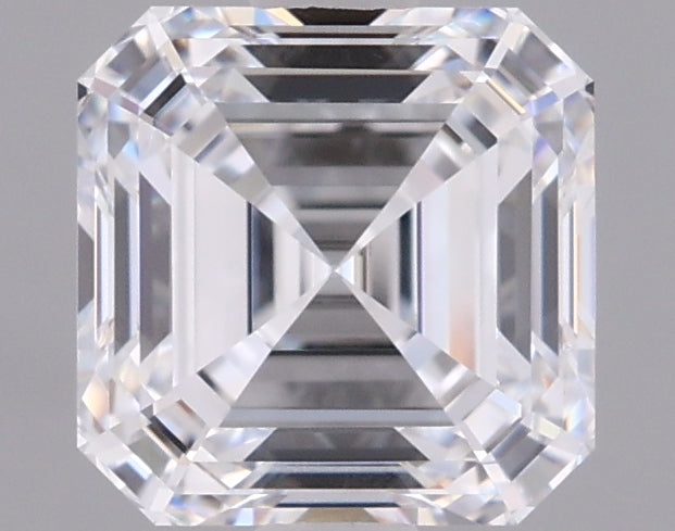 1.50 Carat Asscher Shaped, Ideal Cut, E Color, IF Clarity, IGI Certified Lab Grown Diamond
