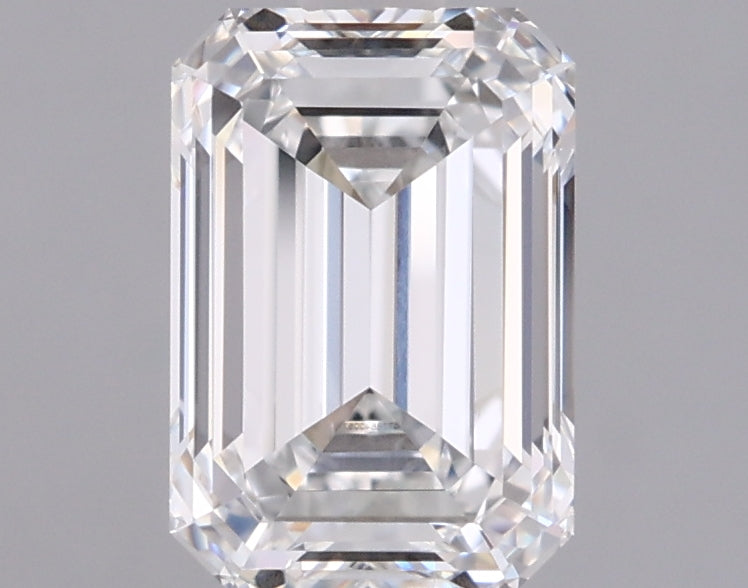 1.53 Carat Emerald Shaped, Ideal Cut, E Color, VVS1 Clarity, IGI Certified Lab Grown Diamond