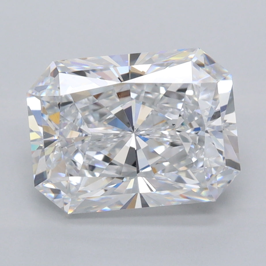 3.07 Carat Radiant Shaped, Ideal Cut, D Color, IF Clarity, IGI Certified Lab Grown Diamond