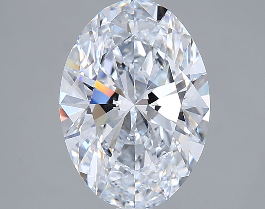 3.00 Carat Oval Shaped, Ideal Cut, F Color, VVS1 Clarity, IGI Certified Lab Grown Diamond