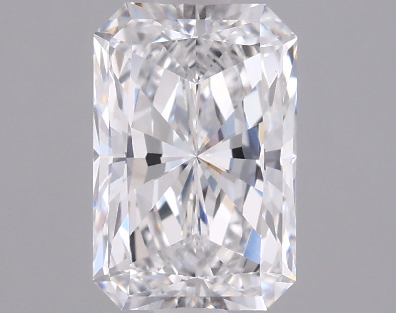 1.51 Carat Radiant Shaped, Ideal Cut, D Color, VS1 Clarity, IGI Certified Lab Grown Diamond
