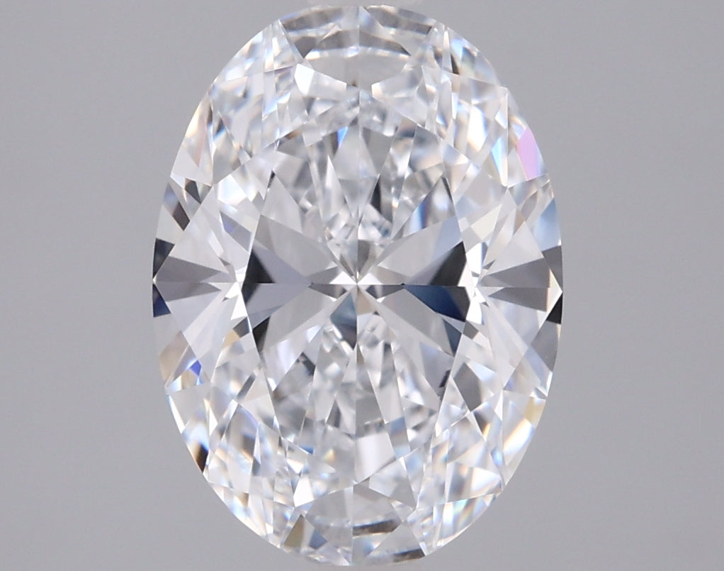 2.01 Carat Oval Shaped, Ideal Cut, E Color, VVS1 Clarity, IGI Certified Lab Grown Diamond