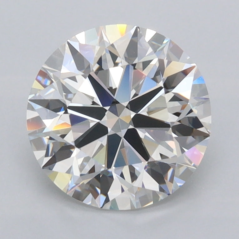1.95 Carat Round Shaped, Ideal Cut, E Color, FL Clarity, IGI Certified Lab Grown Diamond