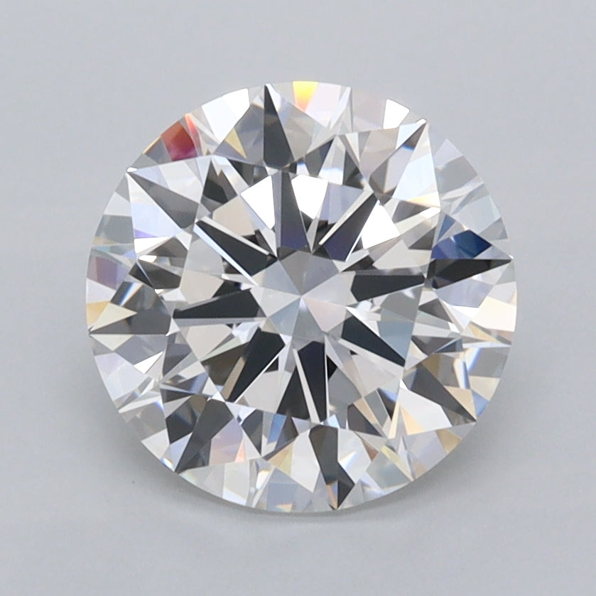 2.02 Carat Round Shaped, Ideal Cut, D Color, FL Clarity, IGI Certified Lab Grown Diamond