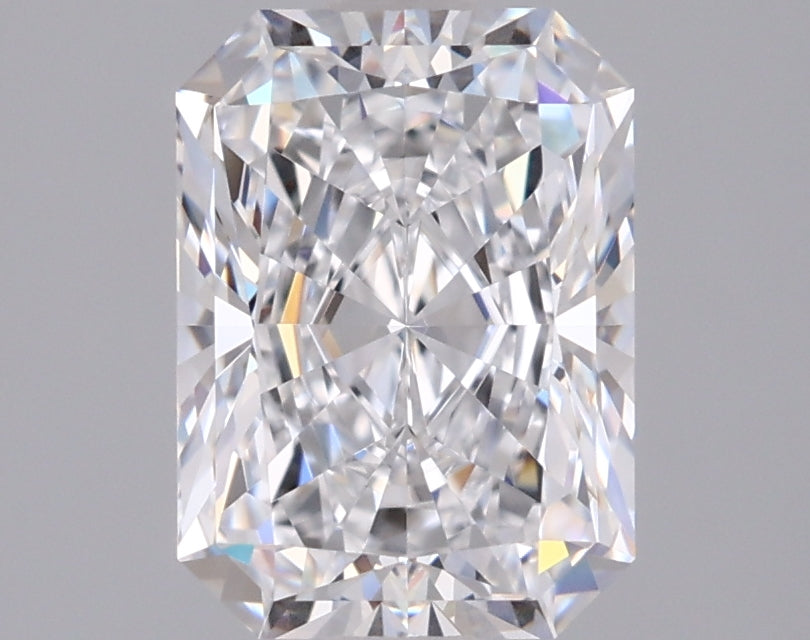 1.88 Carat Radiant Shaped, Ideal Cut, D Color, FL Clarity, IGI Certified Lab Grown Diamond