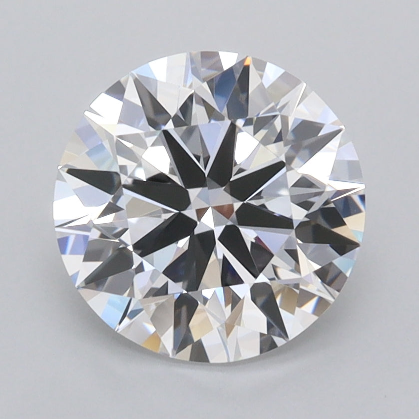 2.21 Carat Round Shaped, Ideal Cut, D Color, FL Clarity, IGI Certified Lab Grown Diamond