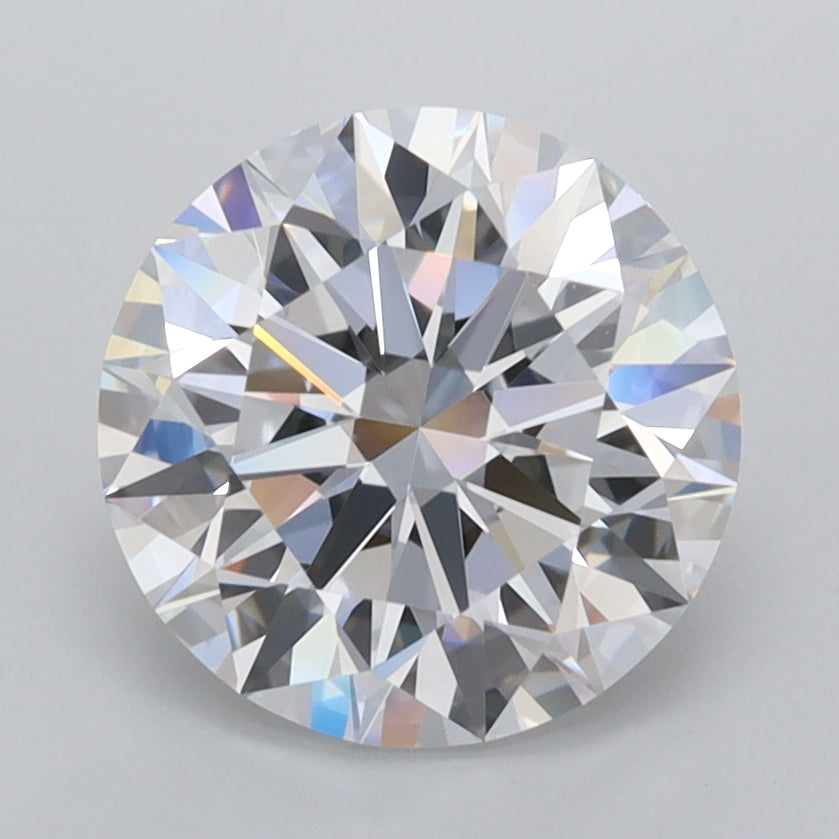 2.48 Carat Round Shaped, Ideal Cut, D Color, FL Clarity, IGI Certified Lab Grown Diamond
