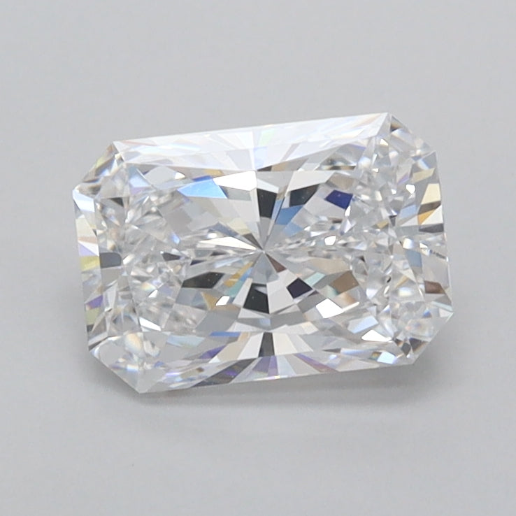 1.01 Carat Radiant Shaped, Excellent Cut, D Color, FL Clarity, IGI Certified Lab Grown Diamond