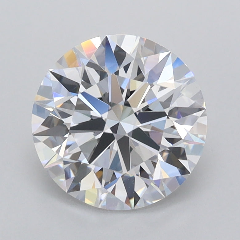 1.72 Carat Round Shaped, Ideal Cut, D Color, FL Clarity, IGI Certified Lab Grown Diamond