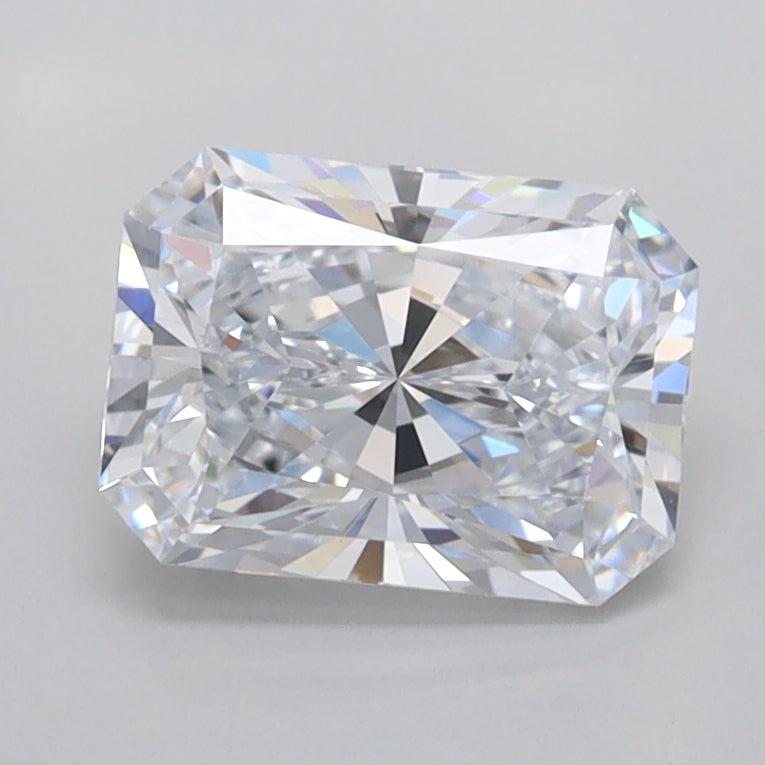 1.45 Carat Radiant Shaped, Ideal Cut, E Color, FL Clarity, IGI Certified Lab Grown Diamond