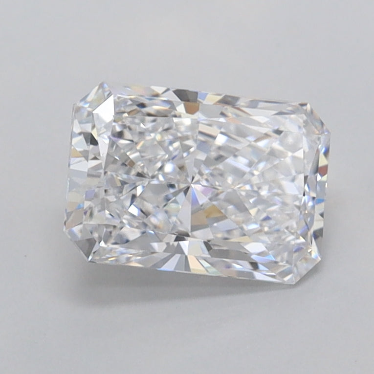 1.06 Carat Radiant Shaped, Ideal Cut, D Color, FL Clarity, IGI Certified Lab Grown Diamond