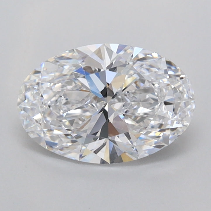 0.96 Carat Oval Shaped, Ideal Cut, D Color, IF Clarity, IGI Certified Lab Grown Diamond