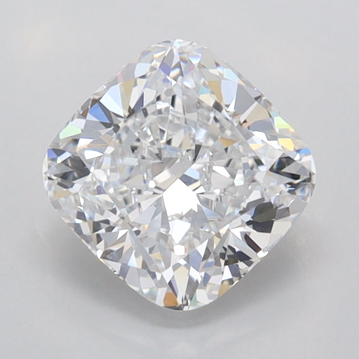 1.47 Carat Cushion Shaped, Ideal Cut, D Color, FL Clarity, IGI Certified Lab Grown Diamond