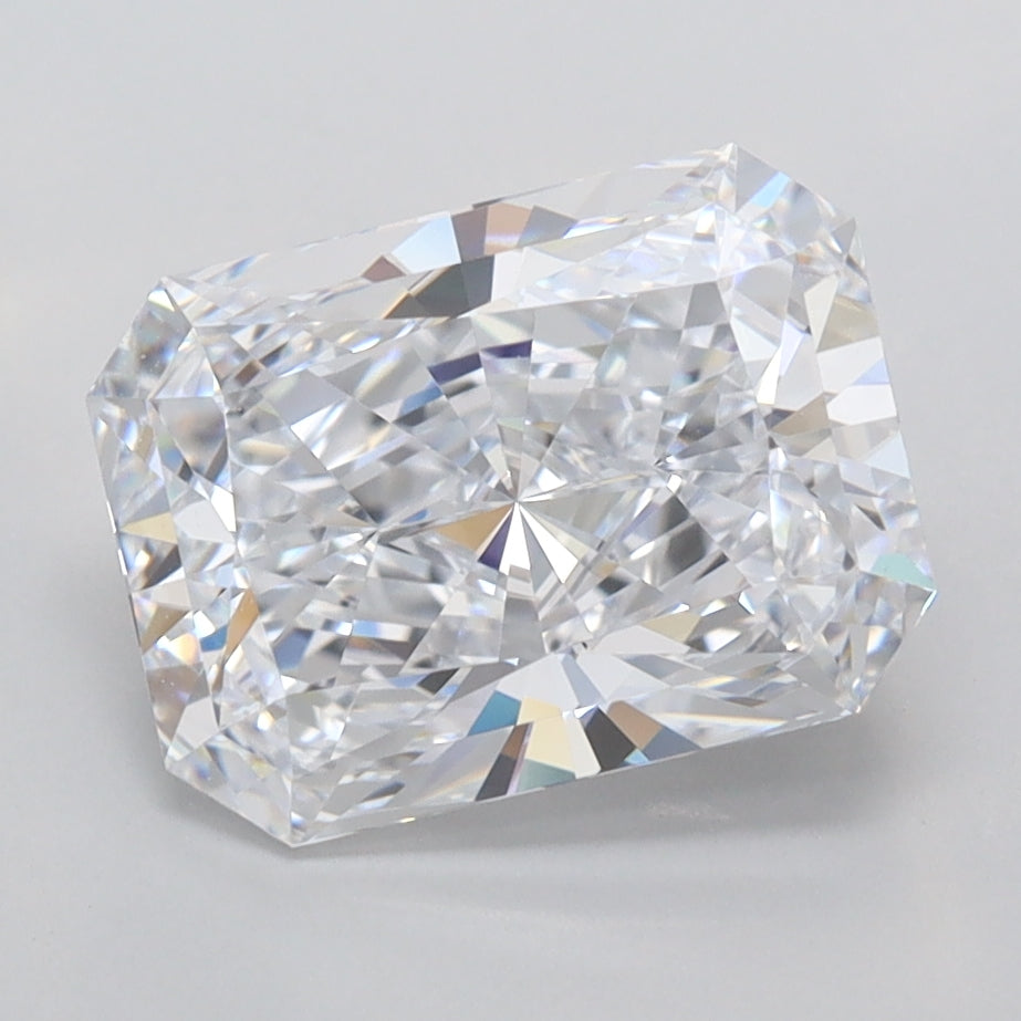 2.60 Carat Radiant Shaped, Excellent Cut, D Color, FL Clarity, IGI Certified Lab Grown Diamond