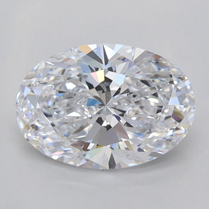 1.04 Carat Oval Shaped, Ideal Cut, D Color, FL Clarity, IGI Certified Lab Grown Diamond