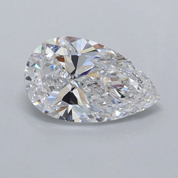 0.56 Carat Pear Shaped, Ideal Cut, D Color, VVS1 Clarity, IGI Certified Lab Grown Diamond